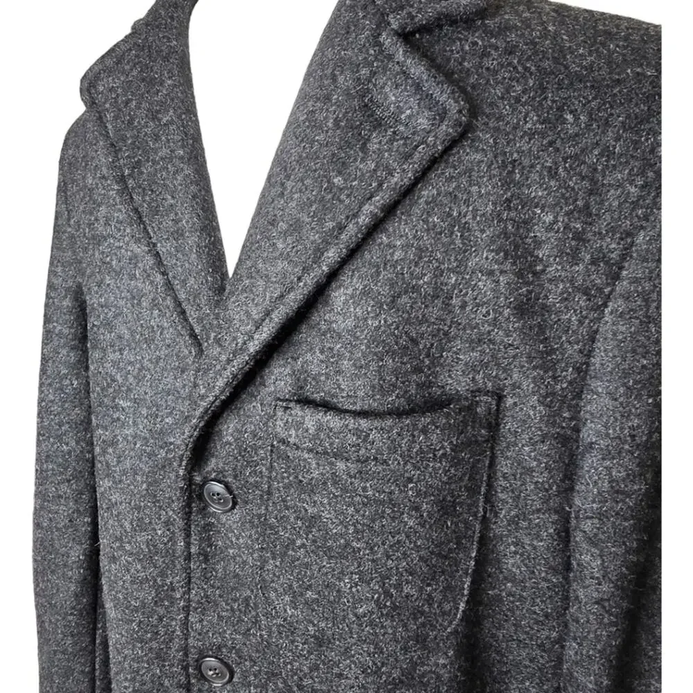 1st‎ PAT-RN Comfort Knit Blazer Wool Gray Size S